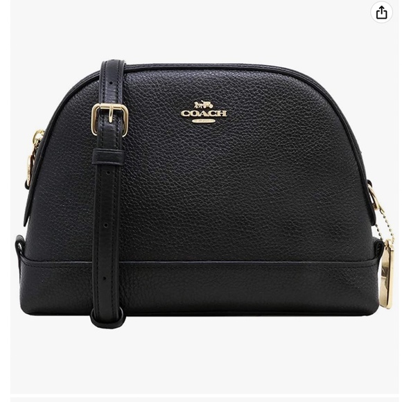 Coach Handbags - Coach Leather Dome Crossbody Handbag